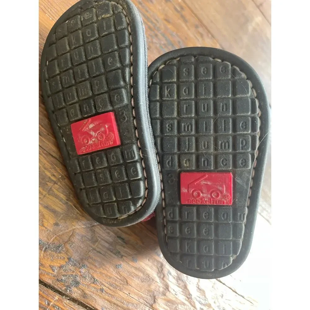 See‎ Kai Run Kids Size 3 Booties Red Shoes Soft Sole Early Walkers